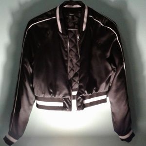 Black Crop Top Jacket